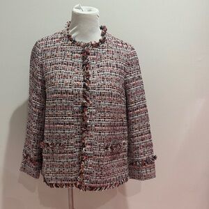 Tuckernuck Red and Black Tweed Blazer